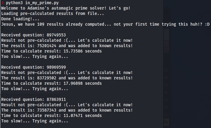 Automagic Prime Solver